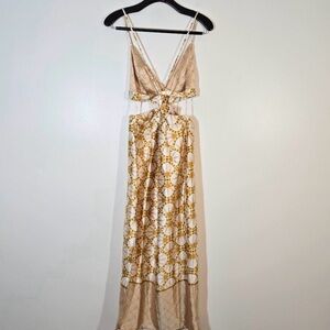 House of Harlow 1960 X REVOLVE Geo Cutout Silky Gown